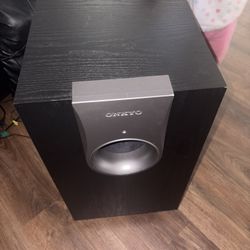 Sub & 2 Speakers With Amp For Home Theater