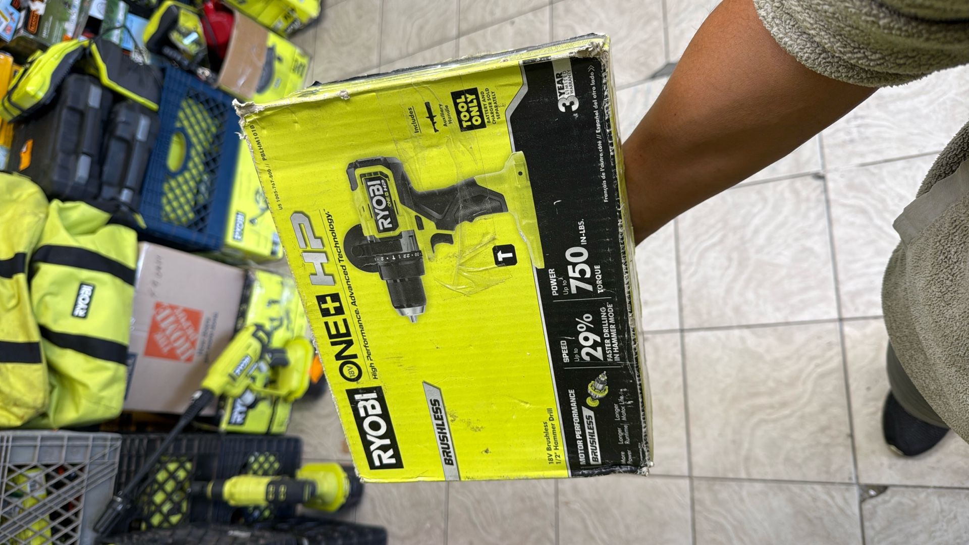 Ryobi 18v Hammer Drill Hp Model