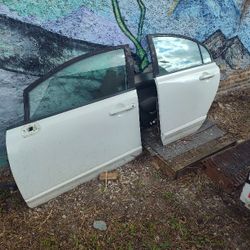 2008 Honda Civic Doors Front And Rear Left Side 