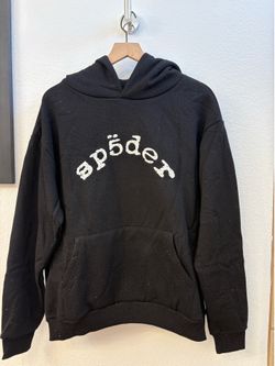 SP5DER RHINESTONE black hoodie