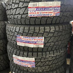 📲‼️265/70/17 Vendo Set De Llantas Nuevas Marca América Ay