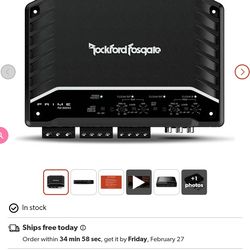 Rockford fosgate amp prime r2300*4