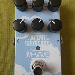 M-Vave Mini Universe Multi Reverb Pedal New In Box