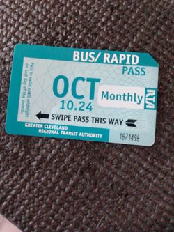 Monthly Bus Pass October RTA