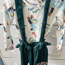 Bluey Toddler Girl Xmas Set