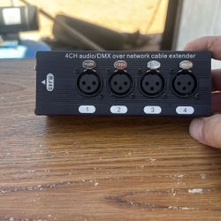 Audio 4ch DMX Over Network Cable Extender
