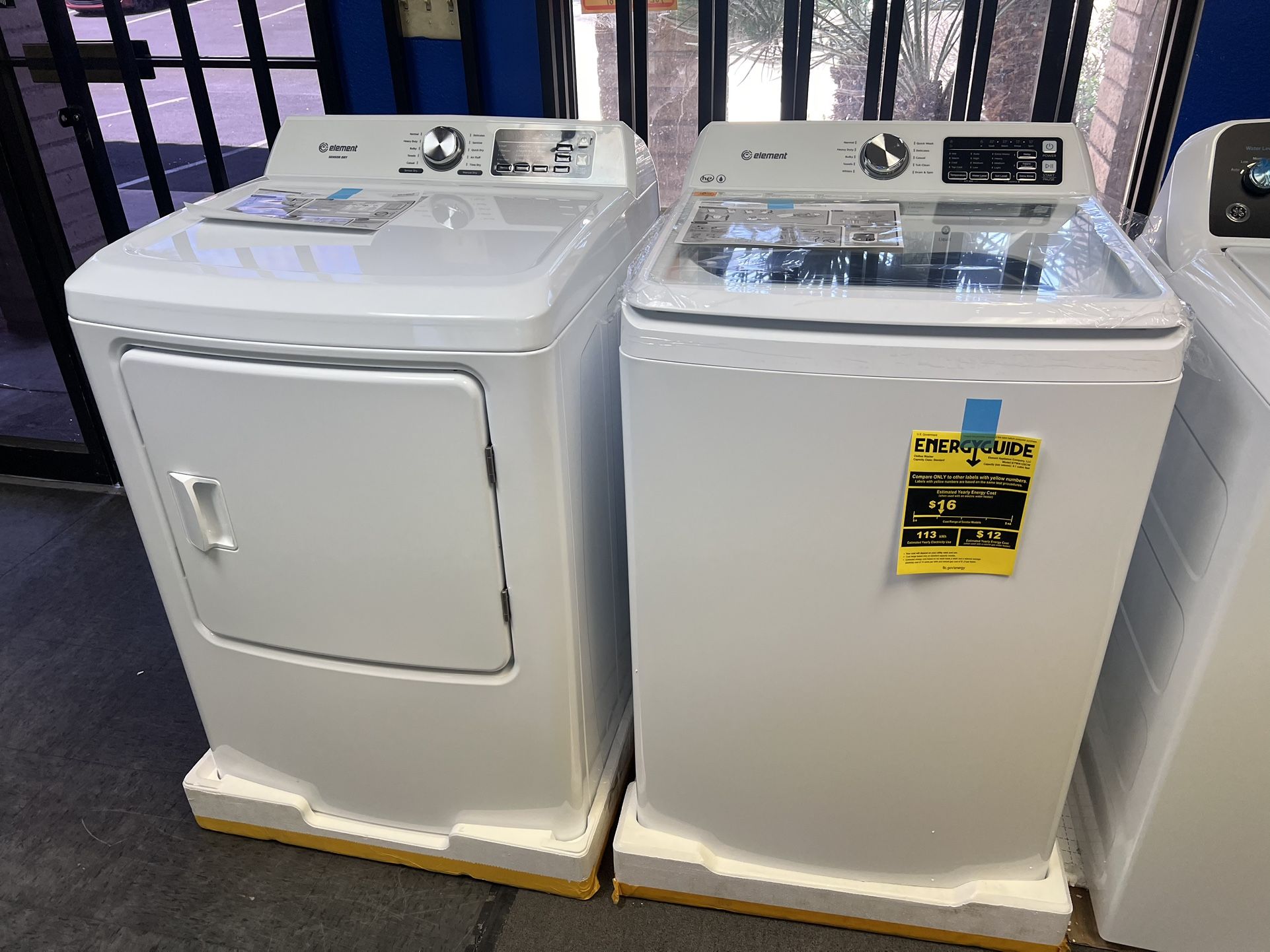 Element White Washer And Dryer
