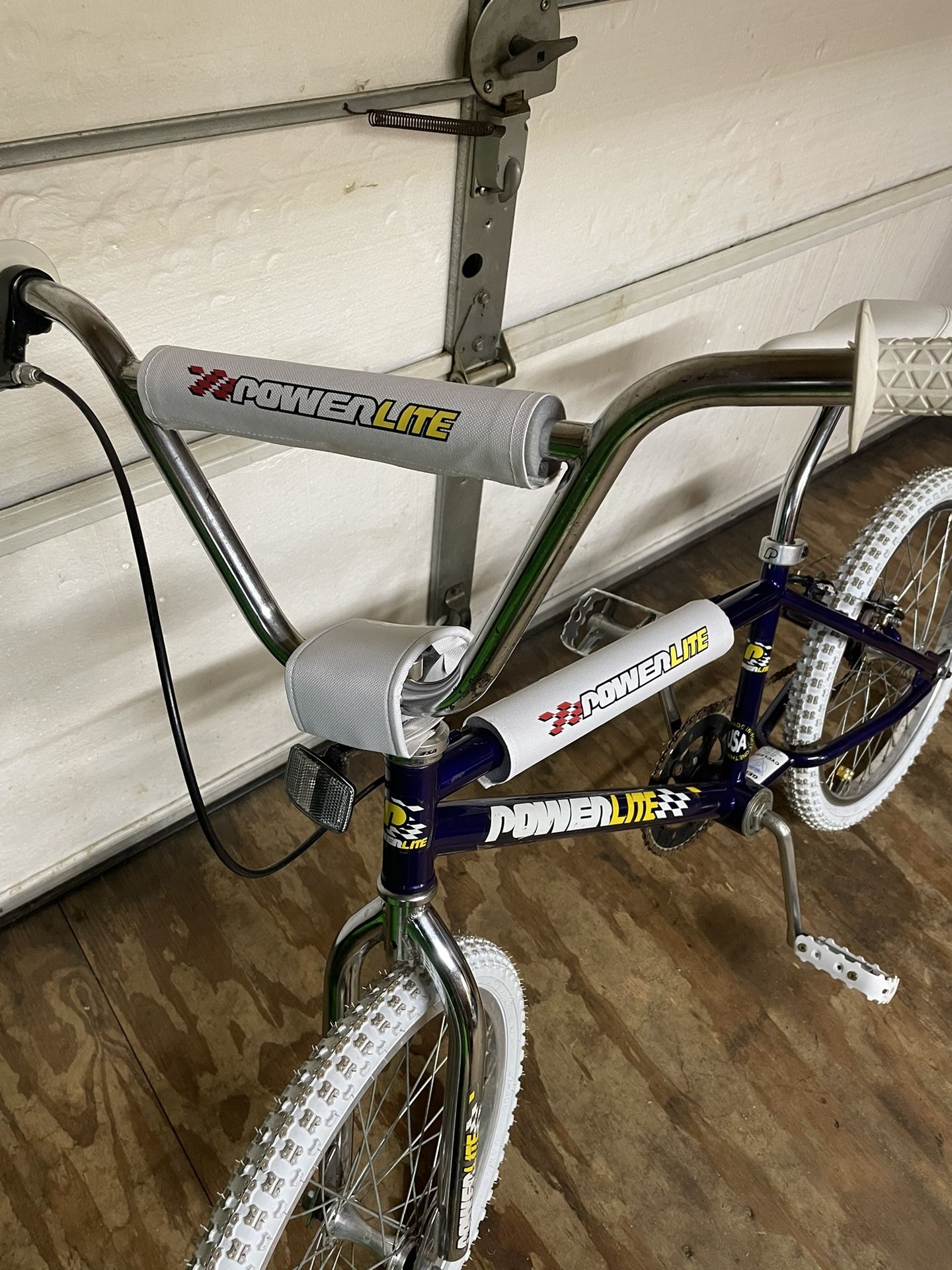 Guidon BMX Powerlite P38 Chrome Années 90 - Old School Racing 28" Uncut