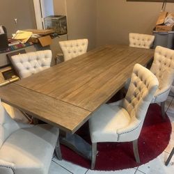 Dinning Room Table With 6 Chairs 