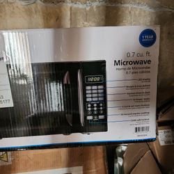 0.7 cu. ft. Countertop Microwave Oven, 700 Watts, White (Color : Black

