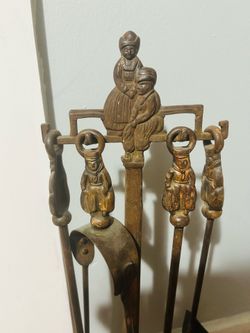 Vintage 1960 fireplace tools