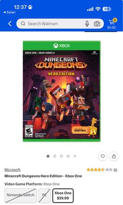 xbox one minecraft dungeons