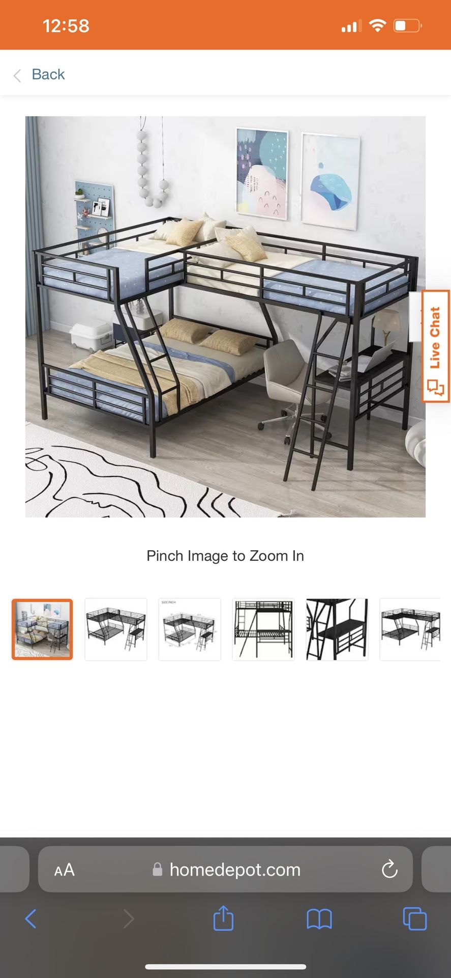 Triple Twin/twin Over Full Bunk