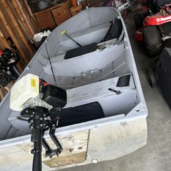 13ft Jon Boat With New Motor 