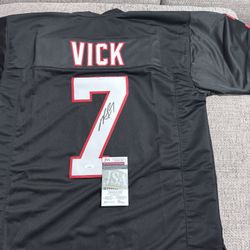 Michael Vick Signed Autograph Custom Jersey - JSA Coa - Atlanta Falcons