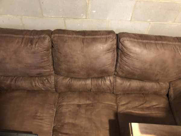 Couch and matching oversized chair set for Sale in ...