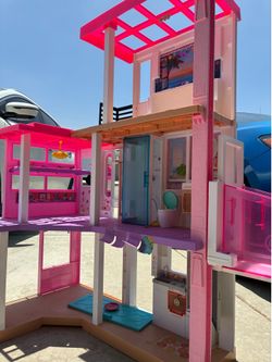 Barbie Dreamhouse and Truck with Trailer