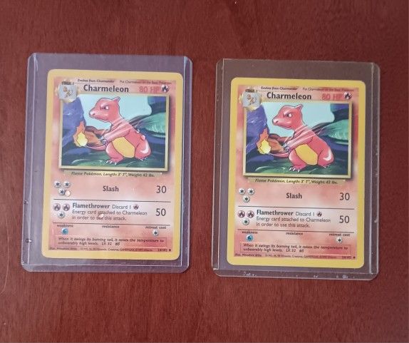 Rare Charmeleon Pokmon Cards 1995 24/102. - www.hospizverein-ansbach.de