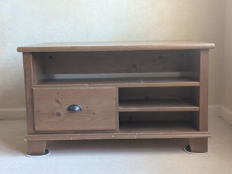 Wooden Coffee Table With Drawers and Shelving
