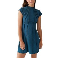 Urban Outfitters Women's Blue and Green Dress(78666)11