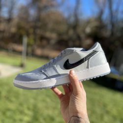 Jordan 1 Low Wolf Grey / Photon Dust Sz 12