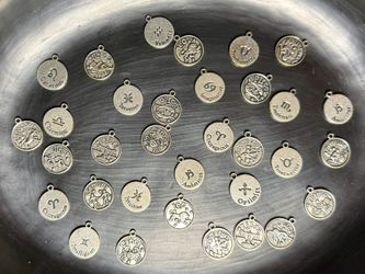 Zodiac Sign Charms or Pendants for Jewelry Making