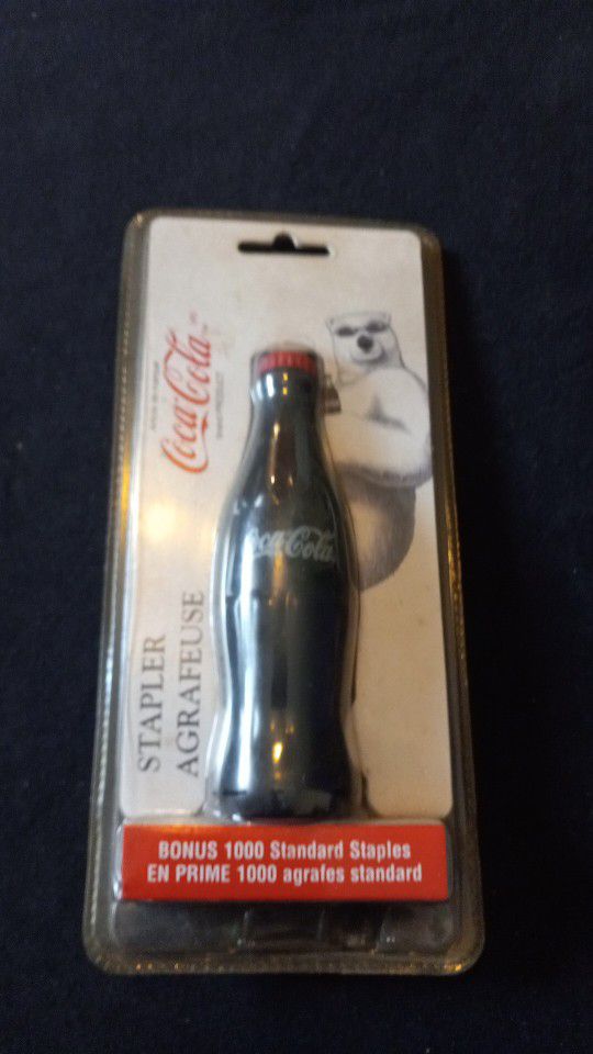 Vintage Collectible Coca-Cola Stapler New Never Been Used 1995