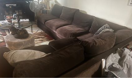Brown Sectional Couch