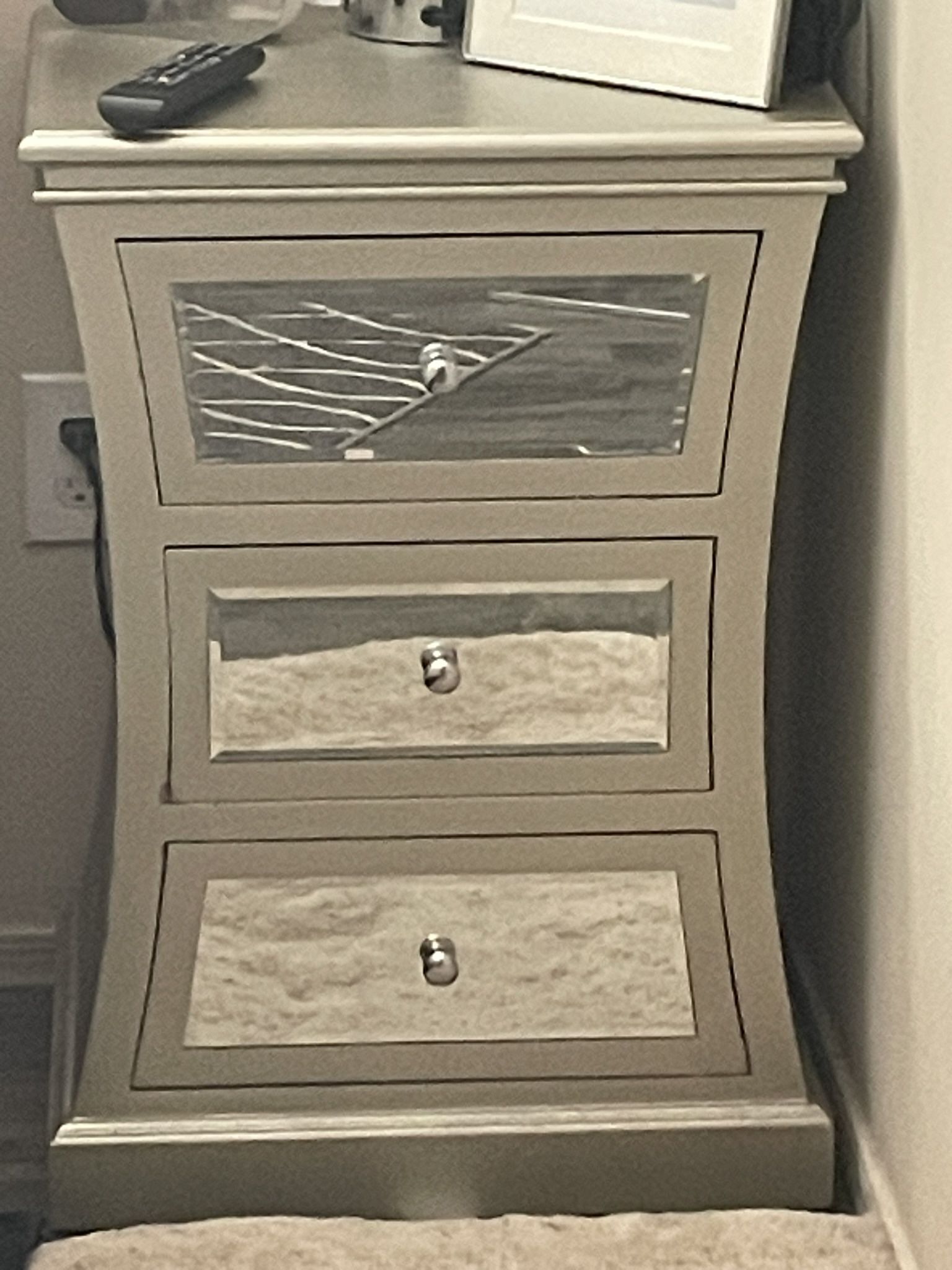 Mirrored Nightstand