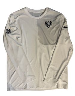 Chicago Bears NIKE DRI-FIT Sideline Coaches UV  Long Sleeve Pullover - Men’s L