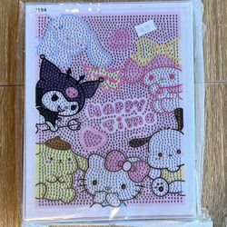 Diamond painting kit - San Rio Characters Happy Time
