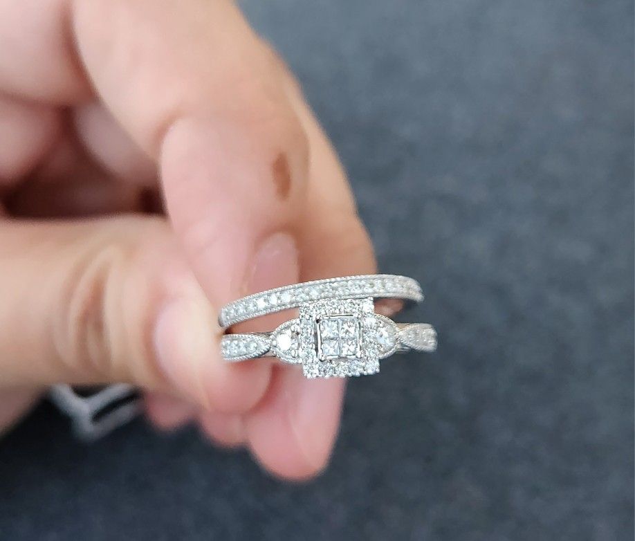 14k Diamond Rings