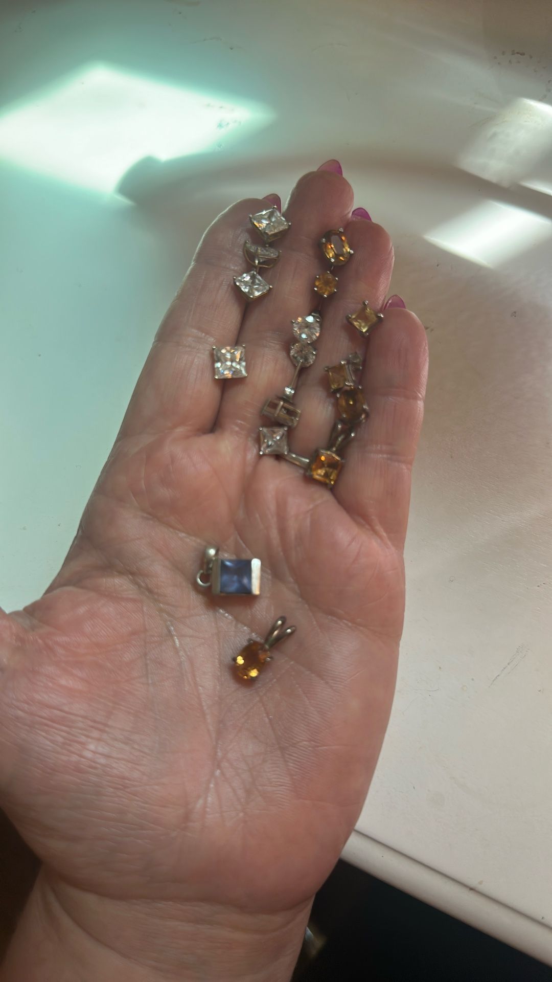 Earrings And Matching Pendants