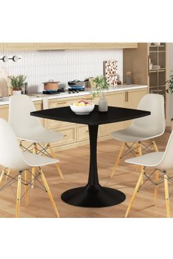 Black Square Kitchen Table