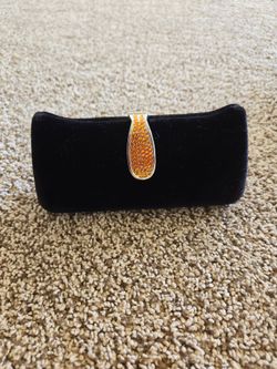 Black velvet purse