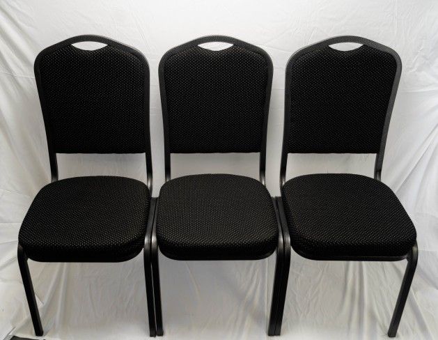 Banquet Black Chairs- Set Of 50 - PICK UP ONLY
