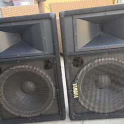 Yamaha Wedge Speakers