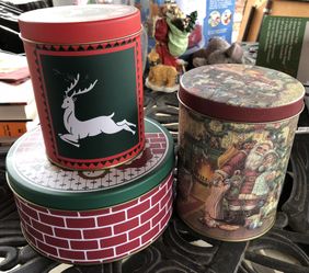 Christmas Nesting tins