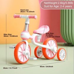 4 In 1 Kids Tricycle 