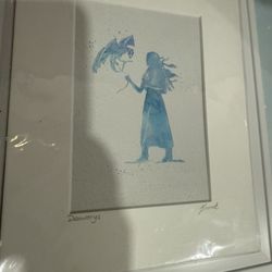 Daenerys Litho Print With Frame 