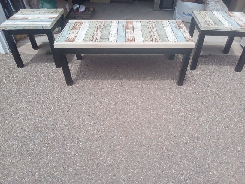Coffee Table And Two End Tables