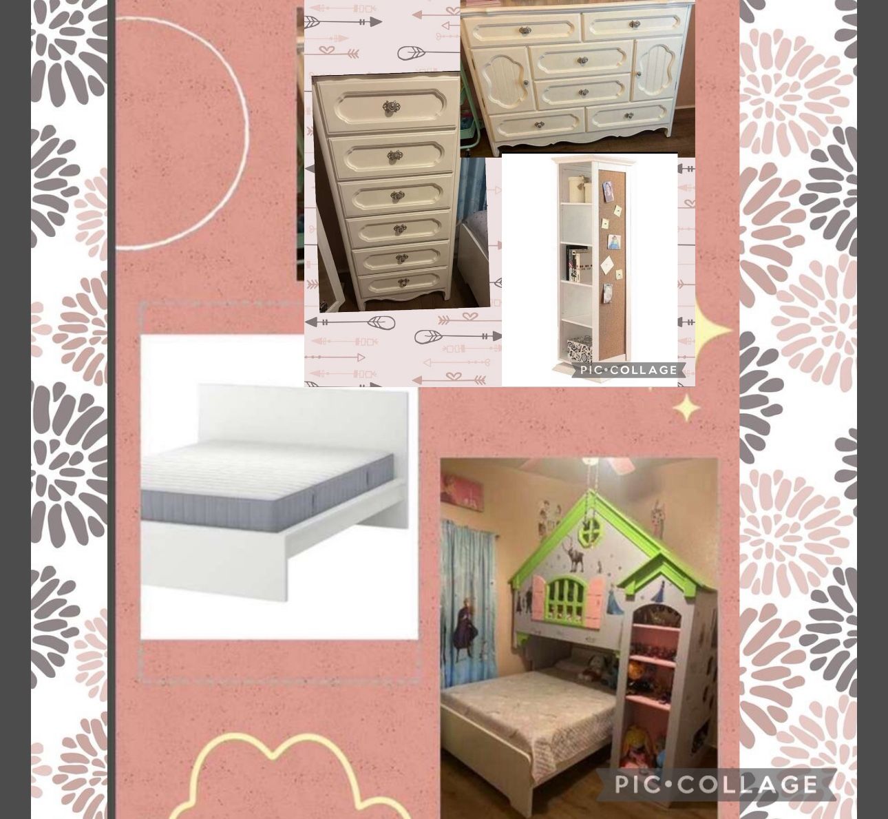 5 Piece Set Doll House Princess