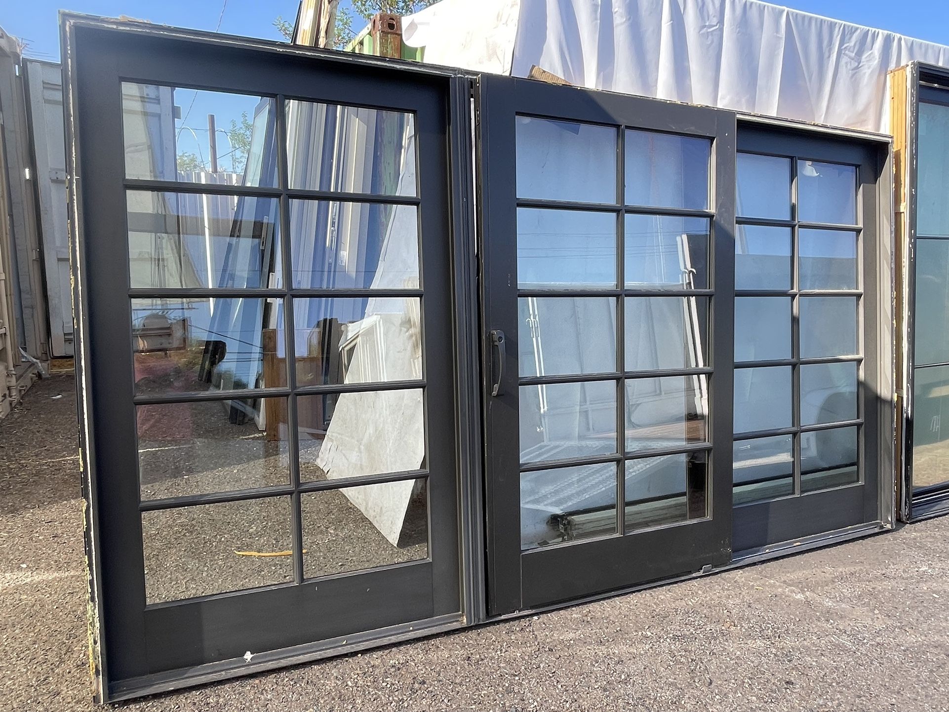 Patio Sliding Glass Doors 12’x80”cash $2995