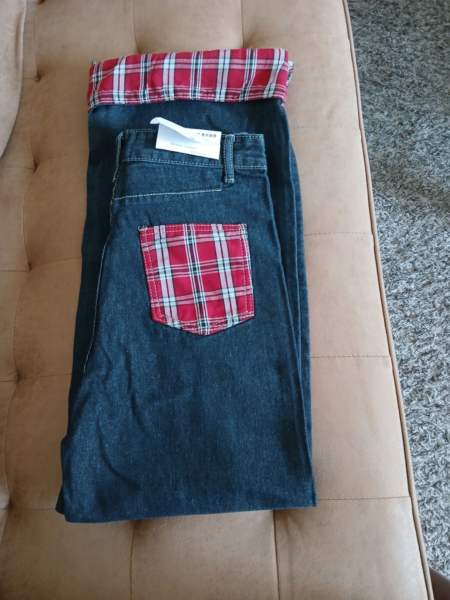 Fashion Jeans, Turn up Check