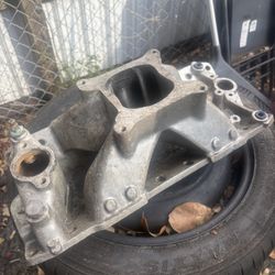 Aluminum 4 Barrel Intake Manifold – Small Block V8 – 302/350 Style”