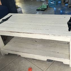 Coffee Table And Side Table White Farmhouse 
