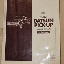 Book - 1983 Datsun 720 series Pickup Manual