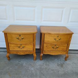 Oak End Tables 
