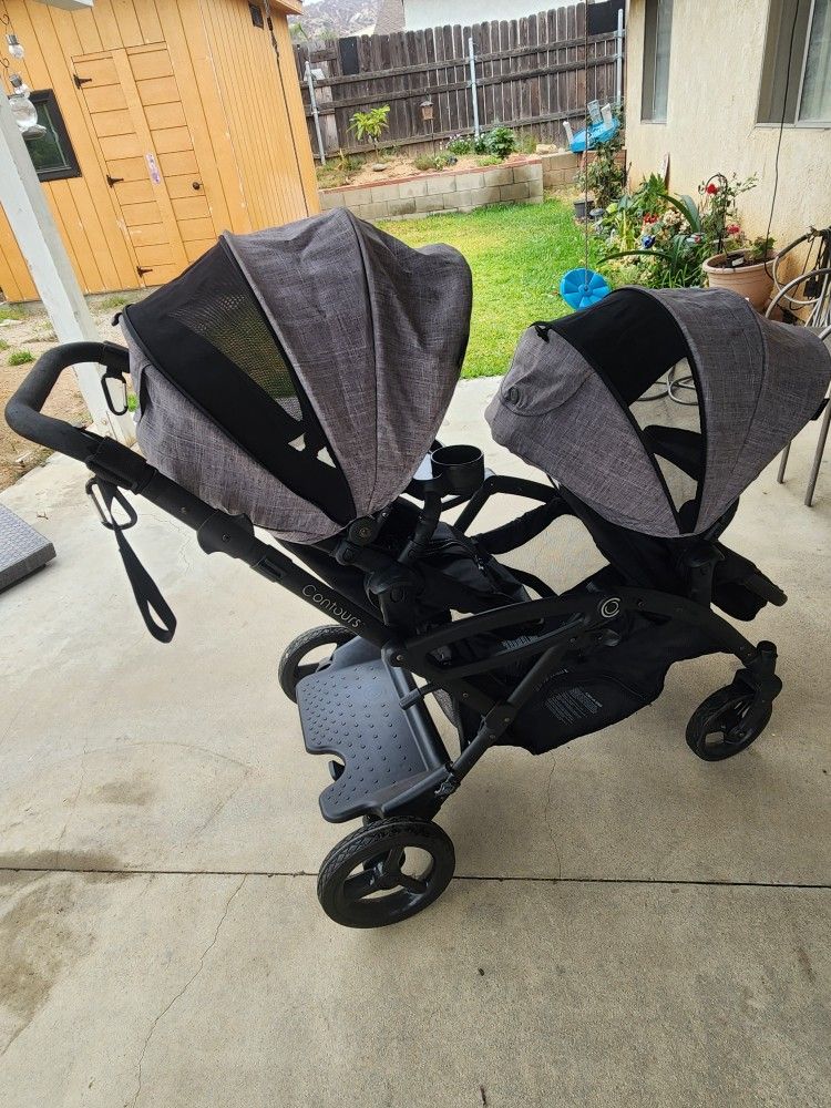 Contours Double Stroller /boogie Board