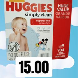 Hugies Wipes